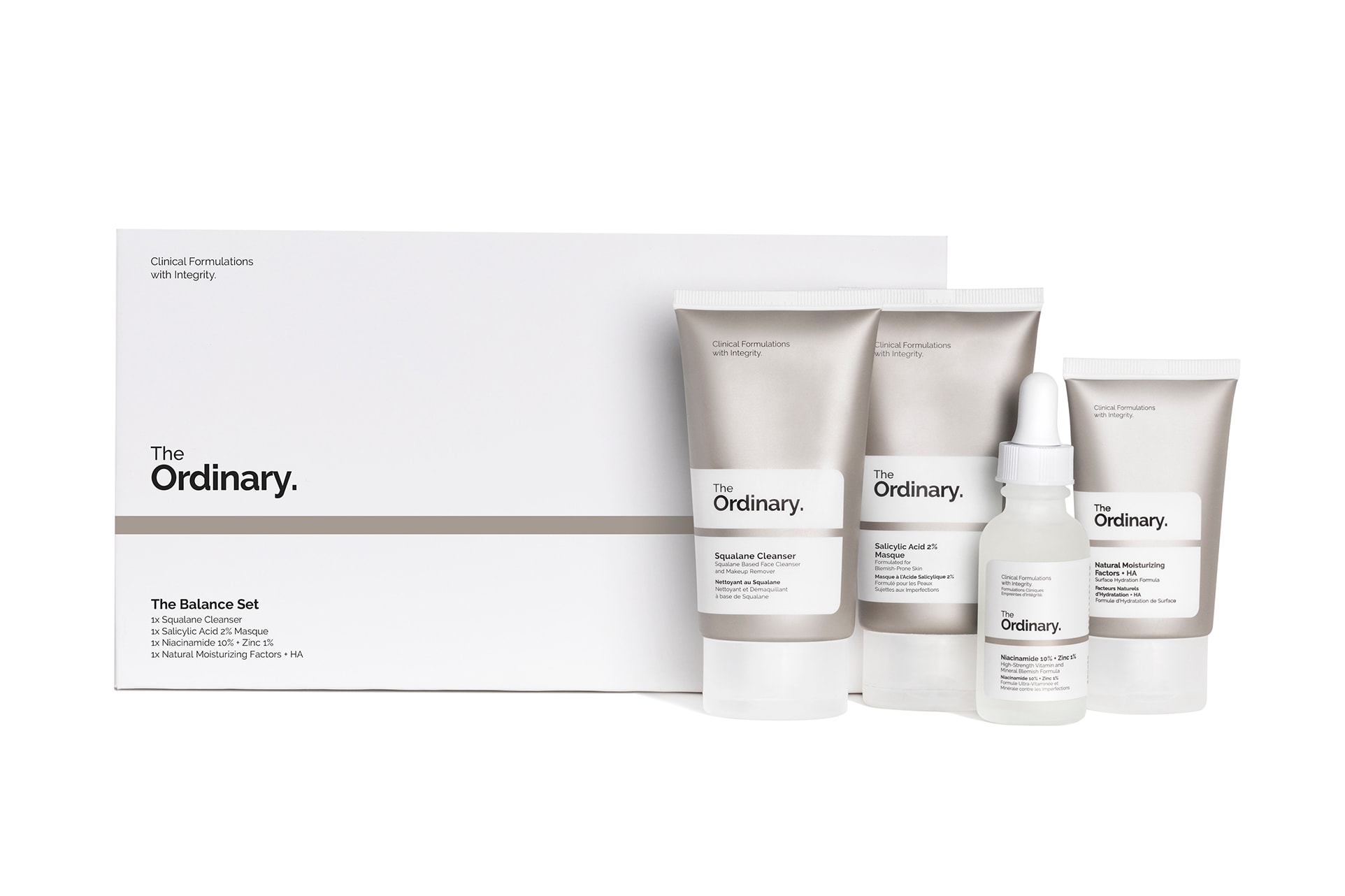 The Ordinary The Balance Set Skincare Routine Regimen Best Products Maskne Oily Skin Breakout Prevention 