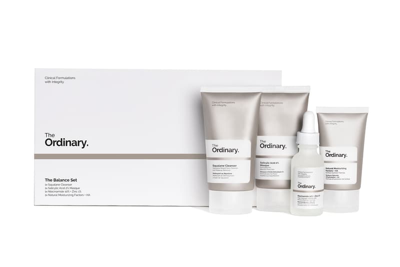 The Ordinary The Balance Set Skincare Routine Regimen Best Products Maskne Oily Skin Breakout Prevention