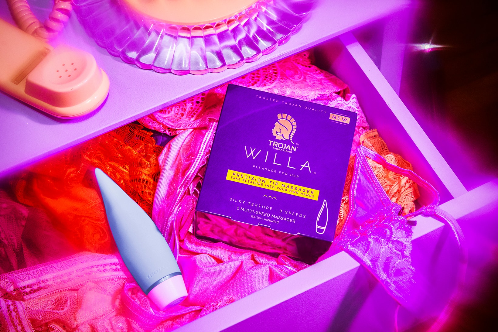 Trojan Condoms Willa Female Women Sexual Wellness Products Collection Vibrator