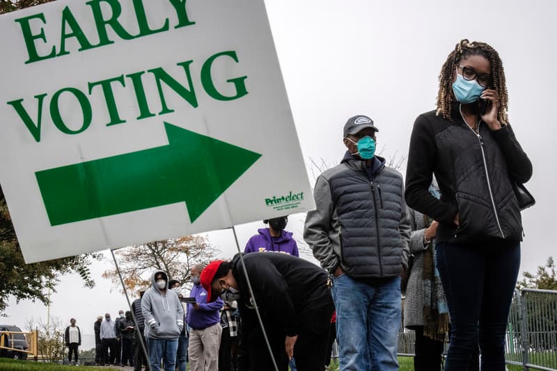 5 Million Young People Have Voted Early US Election Politics Record Swing States Texas Florida