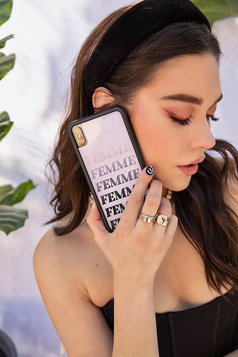 amanda steele wildflower iphone cases collaboration femme release info devon lee sydney carlson