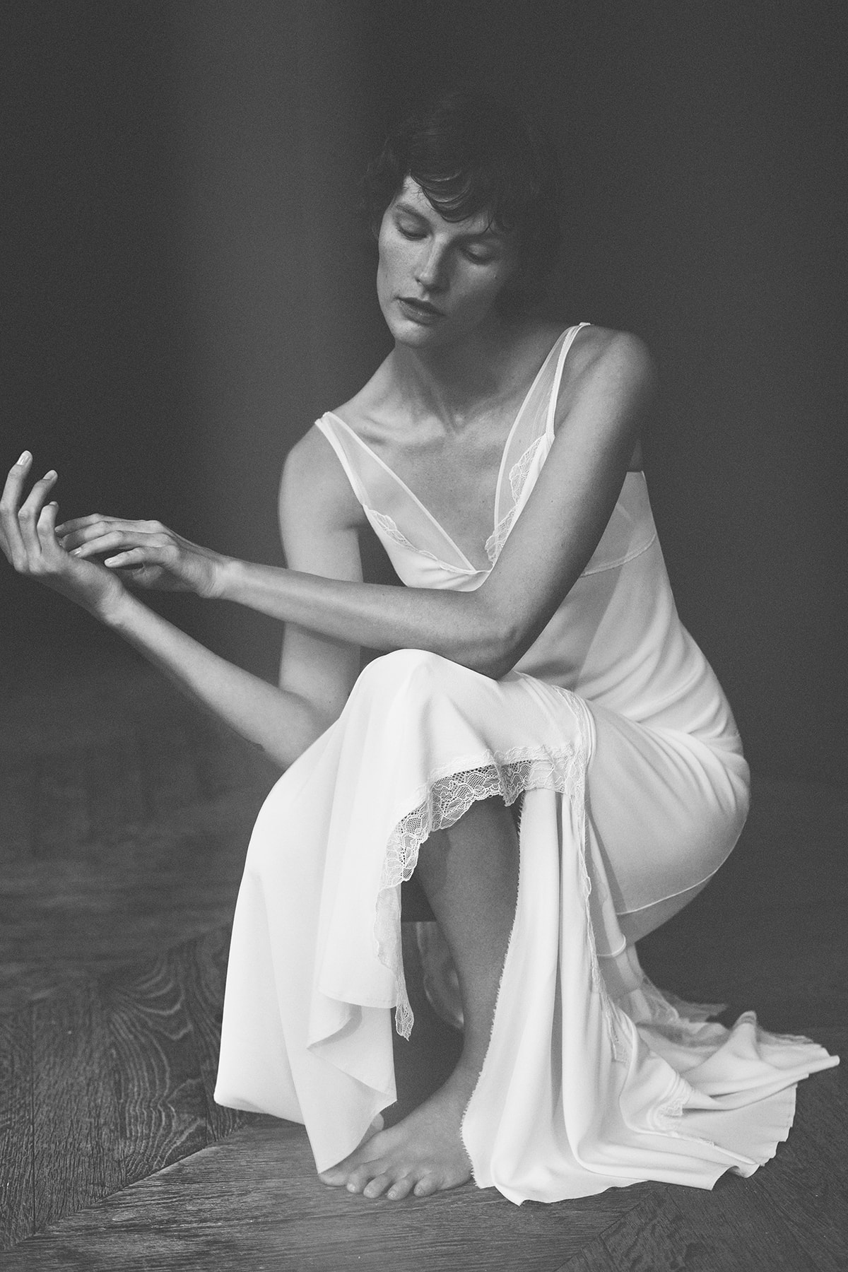 Zara Lingerie Collection Campaign Bra White