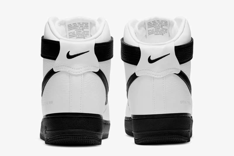 1017 alyx 9sm nike air force 1 af1 high collaboration white black sneakers release date matthew williams