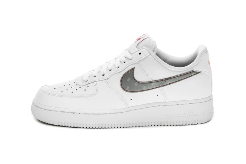Skat Uden forvisning Nike Release Reflective 3M Air Force 1 "Silver" | HYPEBAE