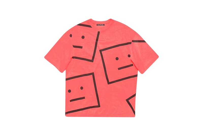 acne studios spring summer 2021 collection sweatshirt tee black pink gold fashion 