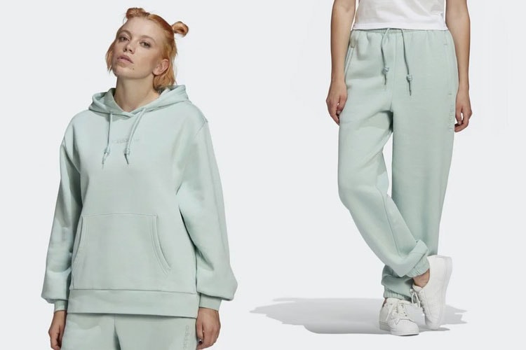Stay Cozy This Winter With adidas' Pastel Green Hoodie and Sweatpants Set