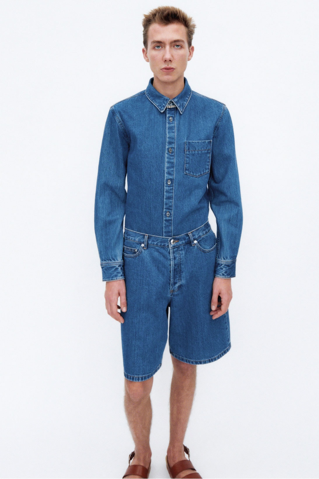 apc spring summer 2021 collection lookbook minimalist jeans denim shirts bags accessories
