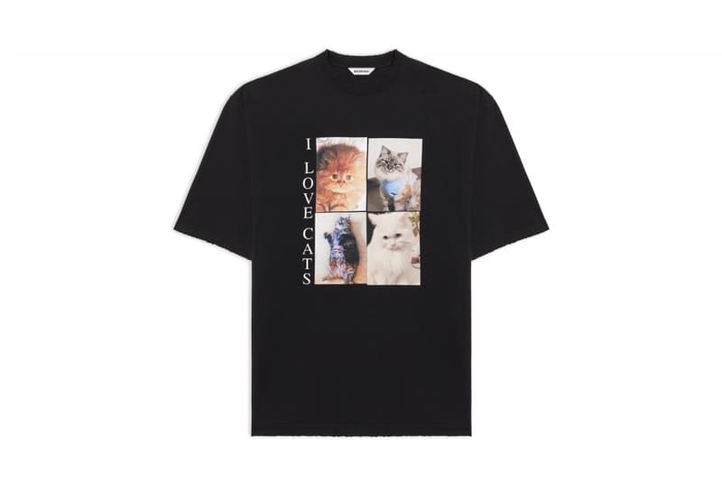 Balenciaga I Love Pets Capsule Collection Cats Dogs Accessories T-Shirts Print