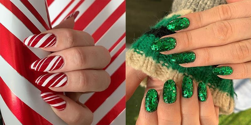 Your Step-By-Step Guide to Green Christmas Nail Designs – Mylee