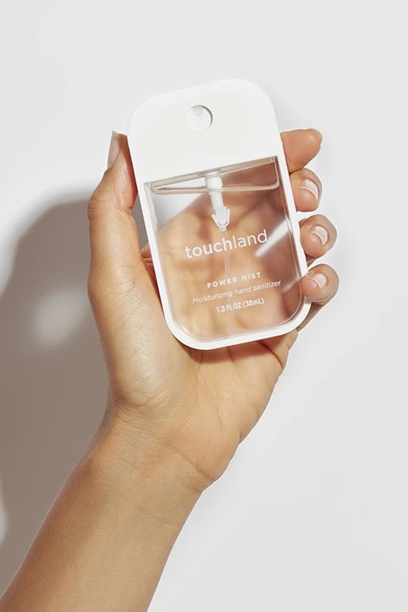 hand sanitizers spray germ-free alcohol touchland clear neutral