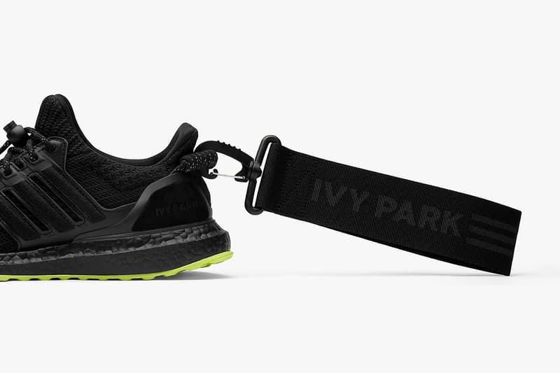 beyonce ivy park adidas ultraboost forum mid supersleek sneakers black white neon green sneakerhead footwear