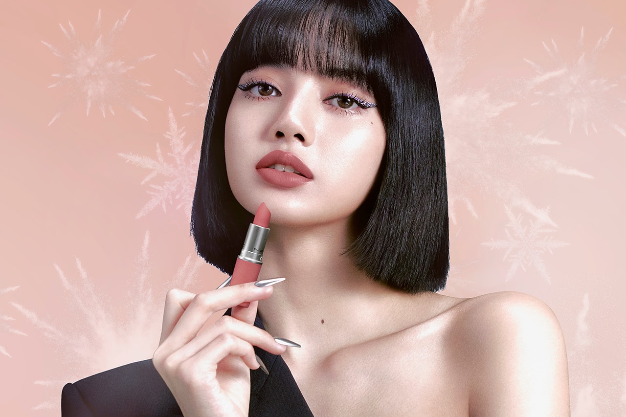 BLACKPINK Lisa MAC Cosmetics Holiday 2020 Campaign Lipstick Makeup Beauty