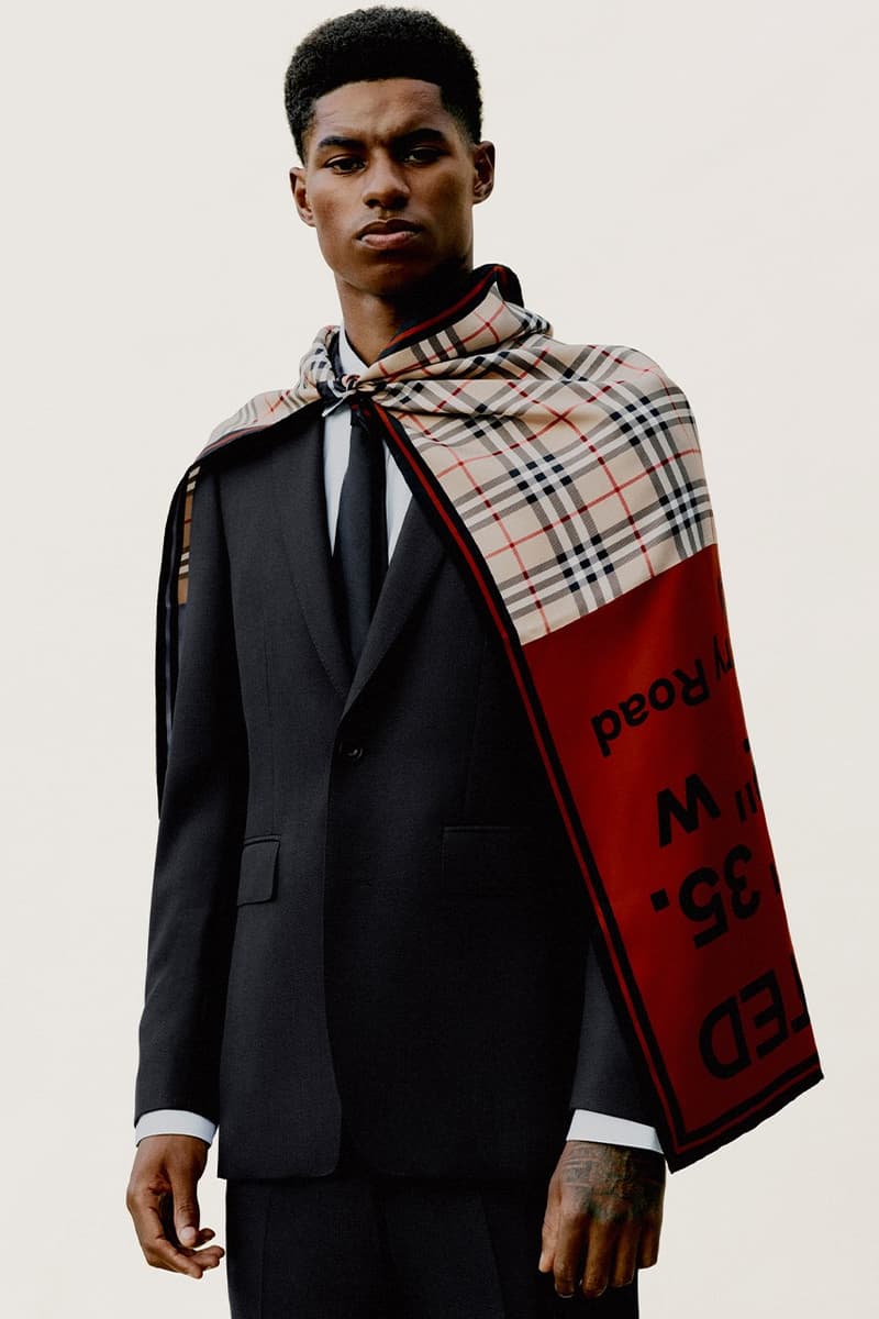 Burberry Marcus Rashford Food Poverty Campaign Donations Charity Project UK School Meals