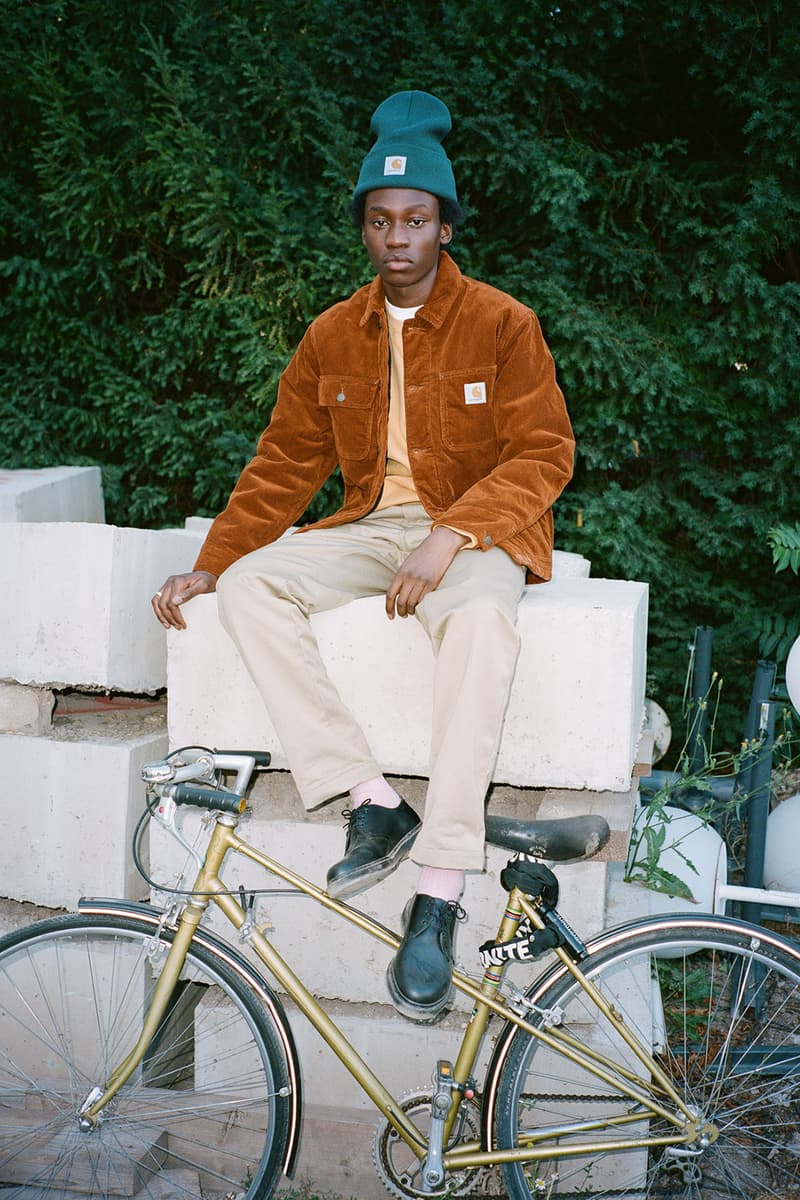 carhartt wip tactile classics corduroy collection fall winter jackets shirts overalls