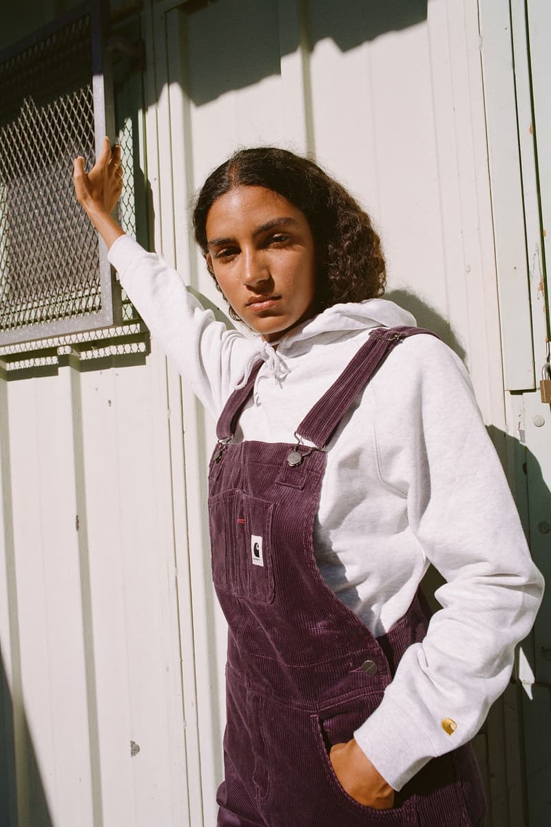carhartt wip tactile classics corduroy collection fall winter jackets shirts overalls