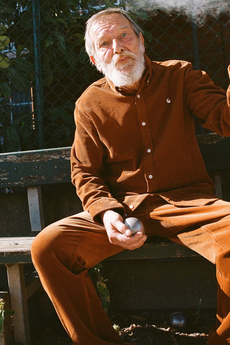 carhartt wip tactile classics corduroy collection fall winter jackets shirts overalls