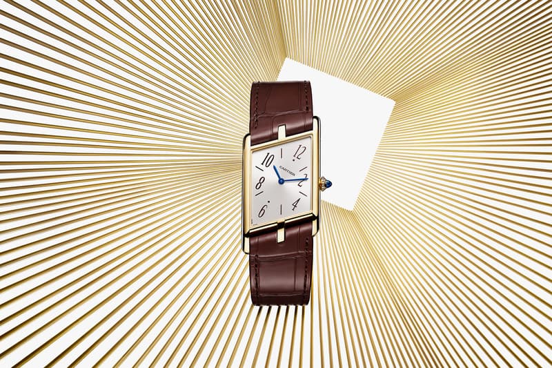 cartier tank asymetrique watches luxury prive collection rectangular skeleton limited edition