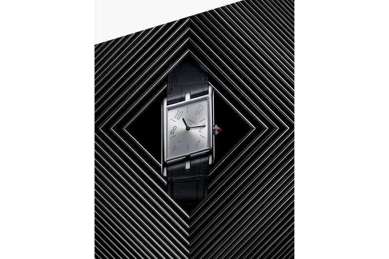 cartier tank asymetrique watches luxury prive collection rectangular skeleton limited edition