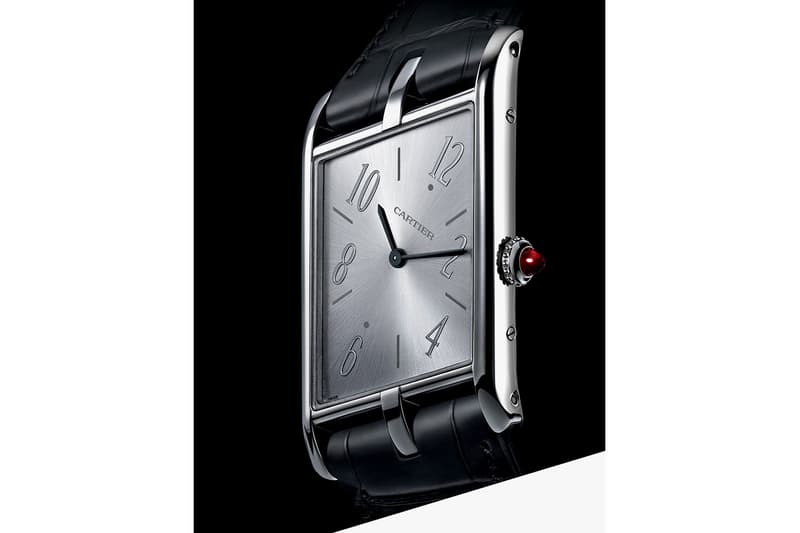 cartier tank asymetrique watches luxury prive collection rectangular skeleton limited edition