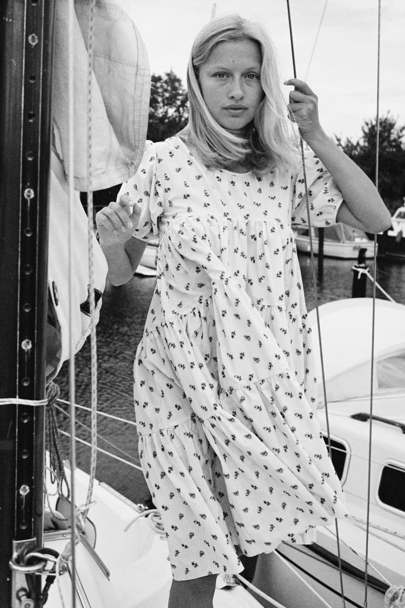 Cecilie Bahnsen Encore 3 Upcycled Collection Danish Designer Lookbook Sustainable Scandinavian Feminine Dresses Gowns Prints