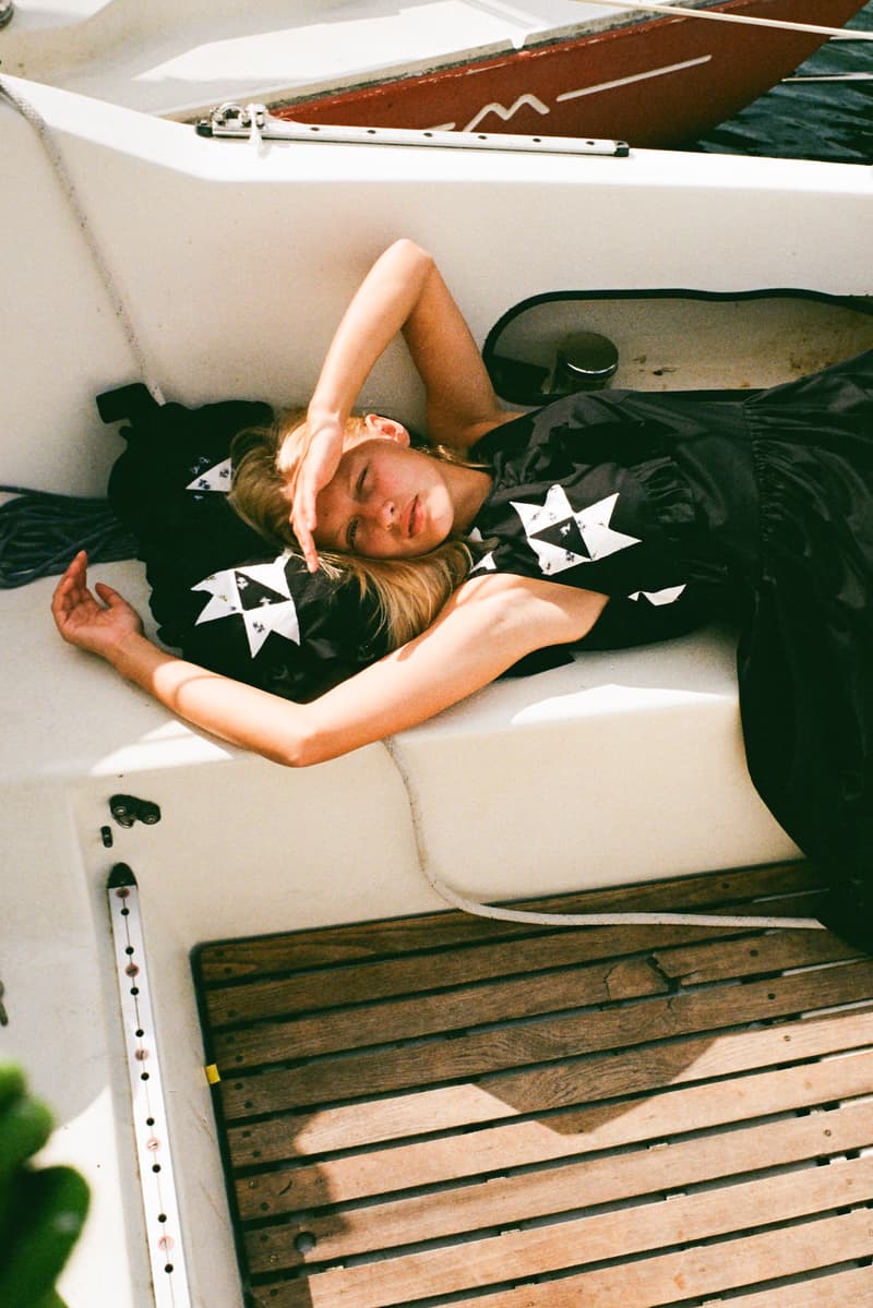 Cecilie Bahnsen Encore 3 Upcycled Collection Danish Designer Lookbook Sustainable Scandinavian Feminine Dresses Gowns Prints