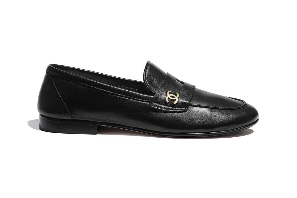 Chanel's SS21 Loafers Feature Gold Logo Detailing | Hypebae
