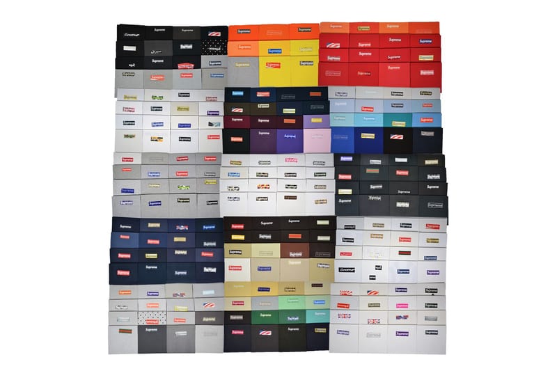 rare supreme box logos