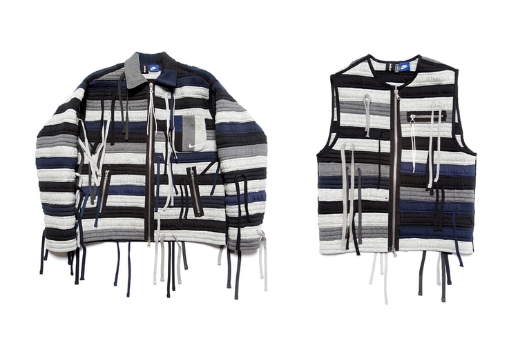 clothsurgeon Returns With New Nike Jacket and Vest Made of Old Waistbands