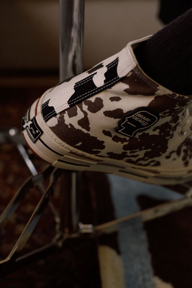 brain dead converse chuck 70 bosey mc collaboration cow animal print price release blood orange inner city youth los angeles