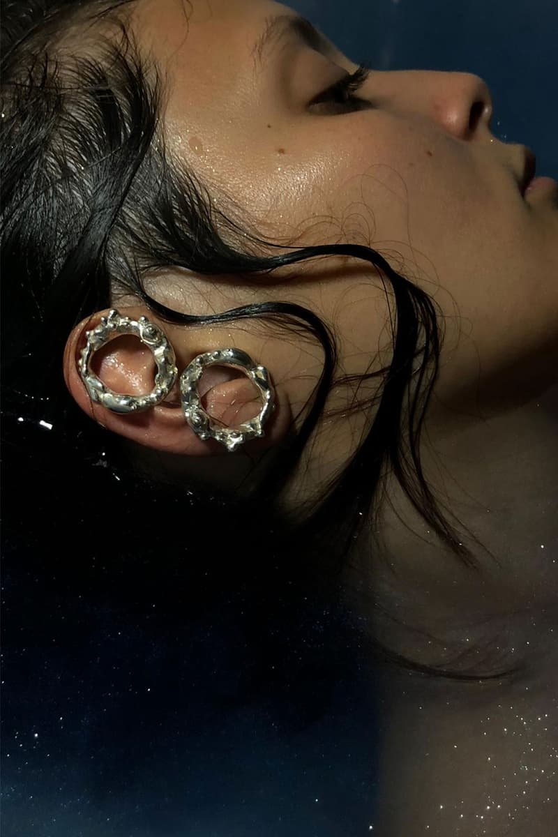 di petsa jewelry spring summer 2021 the self birth of venus lookbook gold silver bold necklaces earrings sylvie macmillan