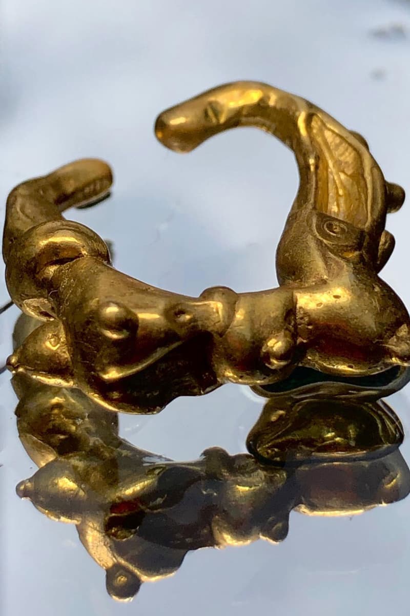 di petsa jewelry spring summer 2021 the self birth of venus lookbook gold silver bold necklaces earrings sylvie macmillan