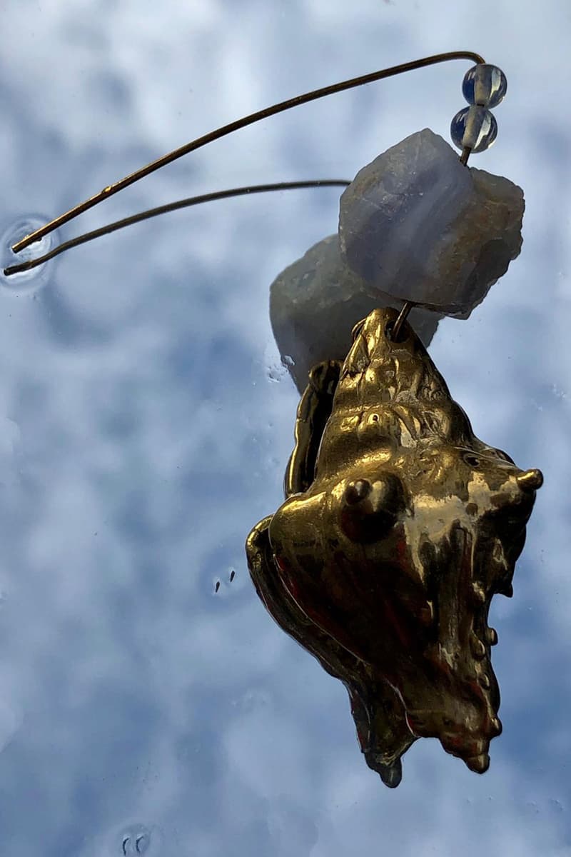 di petsa jewelry spring summer 2021 the self birth of venus lookbook gold silver bold necklaces earrings sylvie macmillan