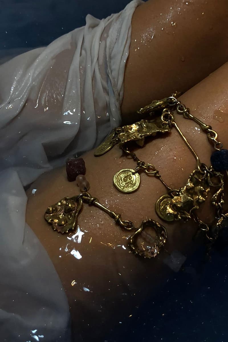 di petsa jewelry spring summer 2021 the self birth of venus lookbook gold silver bold necklaces earrings sylvie macmillan