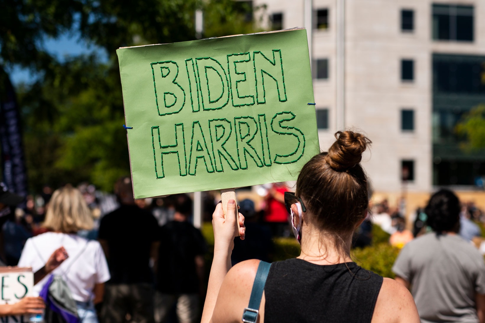 Joe Biden Kamala Harris Sign 2020 Election Minnesota