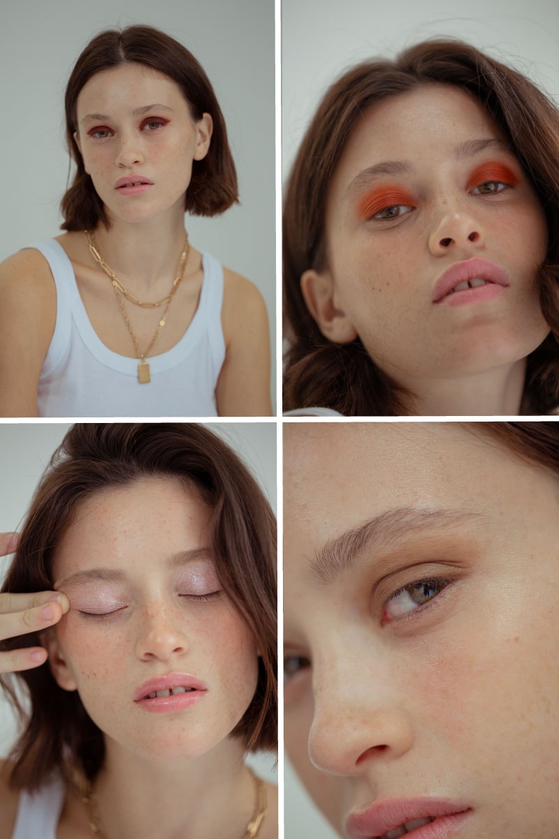 espressoh Chiara Cascella first eyeshadow palette simple makeup monochrome