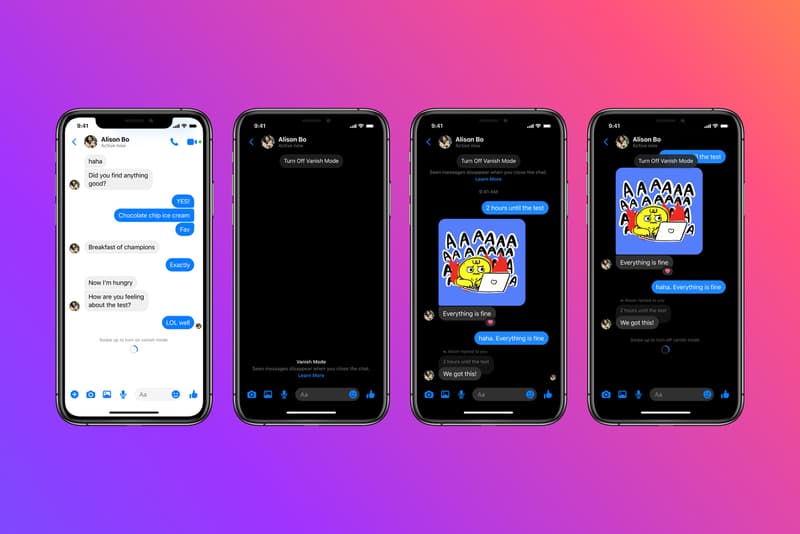 Facebook Messenger Instagram Vanish Mode DM Messages Feature