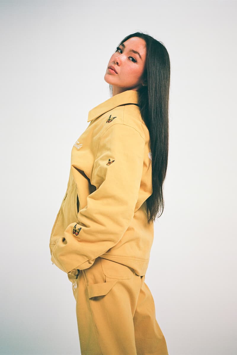Felt Fall/Winter 2020 Collection Butterfly Jacket Pants Yellow