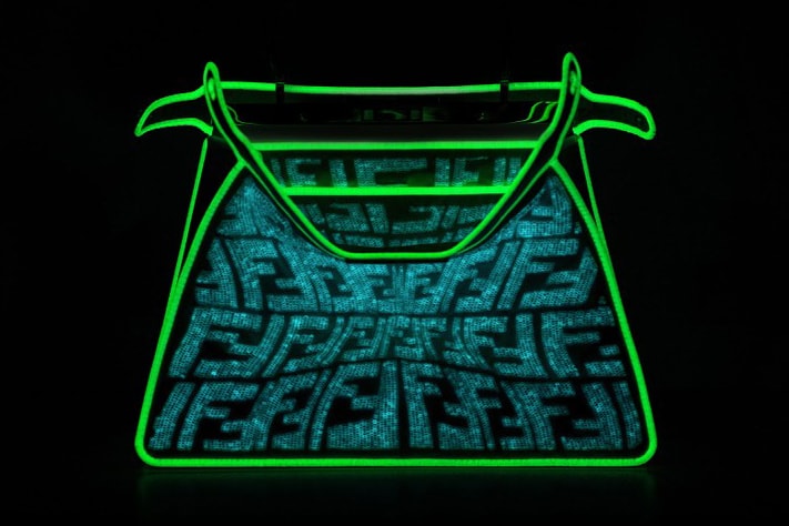 Fendi Crafts Glow-in-the-Dark Peekaboo Bag With Artist Sarah Coleman