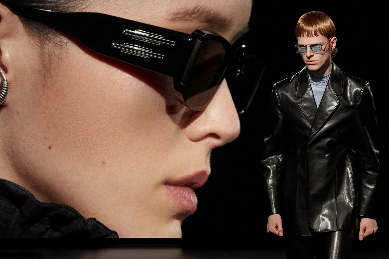gentle monster void 2021 pre-collection sunglasses shades futuristic tinted rectangular frames release