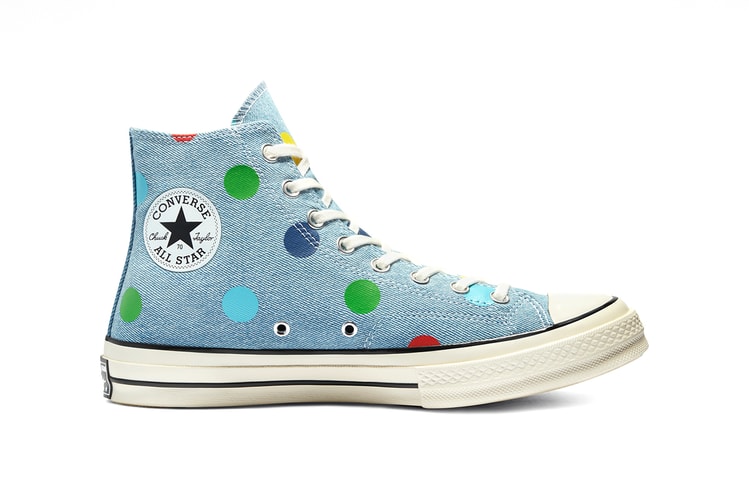 Golf Wang Gives the Converse Chuck 70 a Blue Denim Makeover With Polka Dot Accents