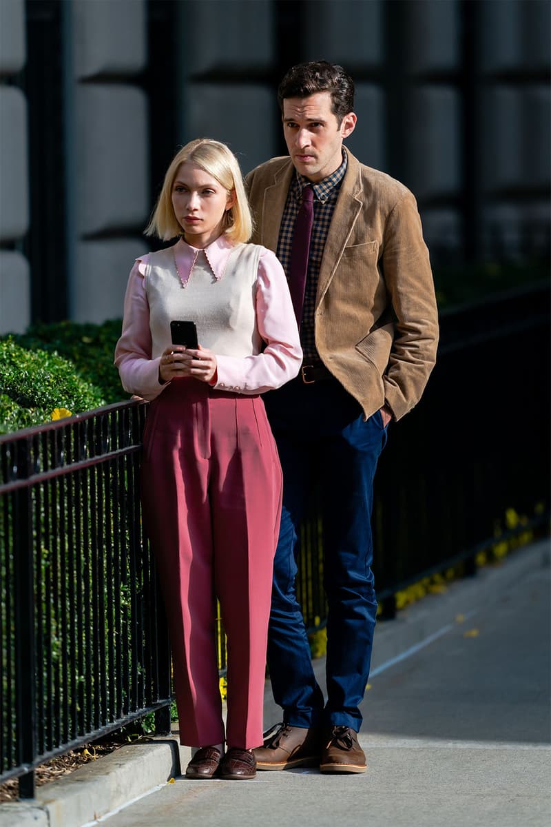 gossip girl reboot hbo max first look whitney peak eli brown on set production tv shows television new york city