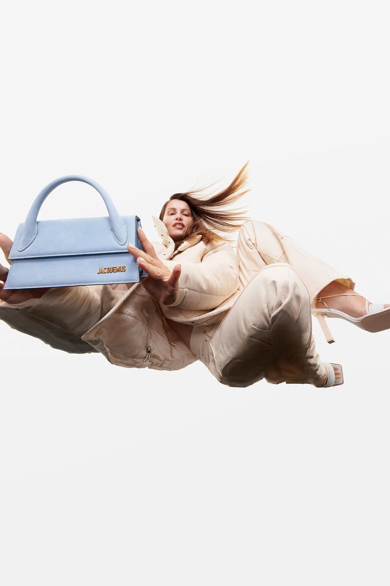jacquemus fall winter lannee 97 collection campaign 90s retro laetitia casta le chiquito bambino handbags