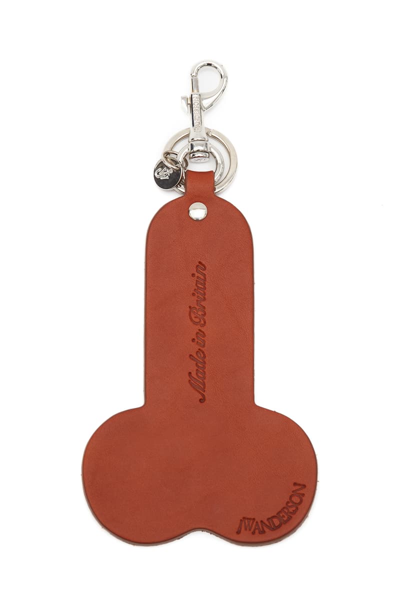 JW Anderson Made in Britain Capsule Collection Release Jonathan Anderson Eco-Conscious Materials London Penis Keychain 