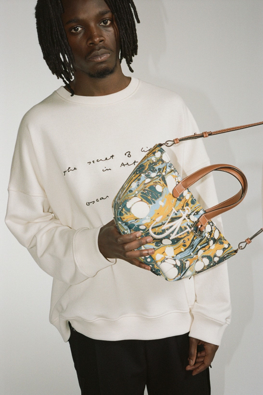 jw jonathan anderson oscar wilde unisex capsule collection tees bags campaign