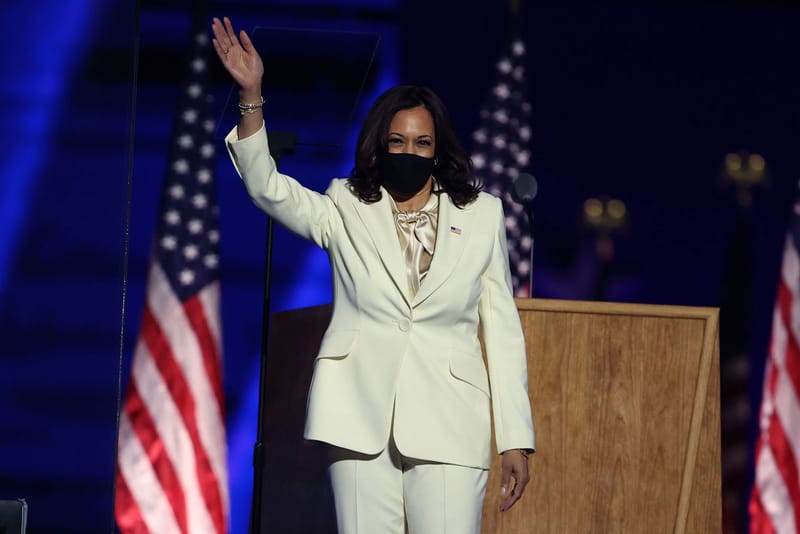 Kamala Harris Wore Suffragette White to Deliver Victory Speech