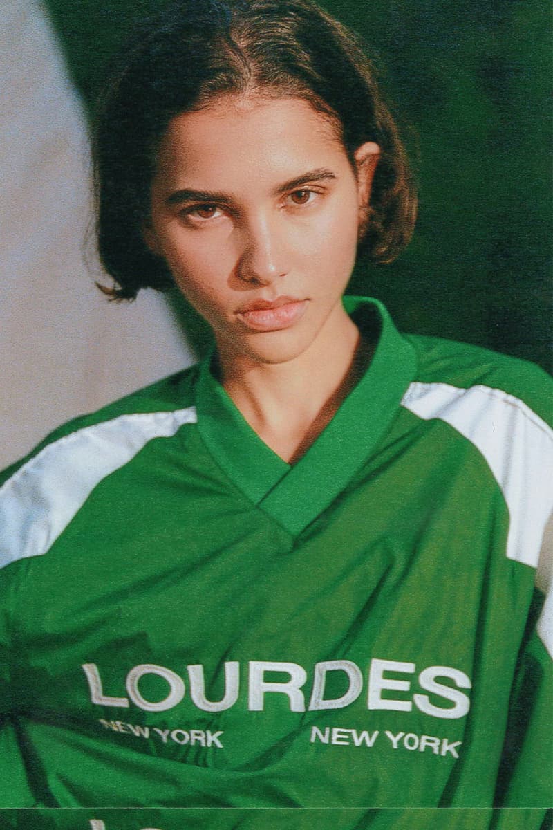 lourdes new york spring summer 2021 divine intervention collection lookbook andreas aresti jerseys dresses jeans denim