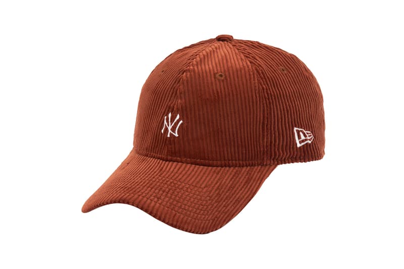 new era hats caps headwear corduroy collection fall new york yankees ny logo 