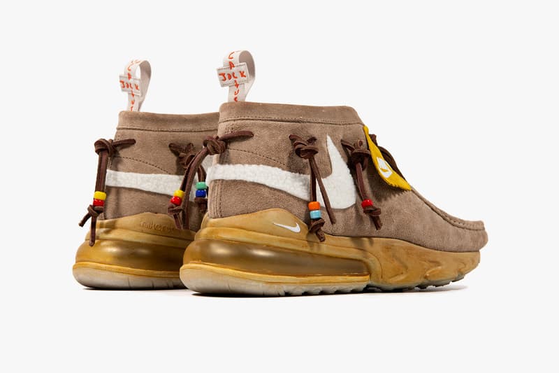 travis scott nike air max 270 visvim chukka cactus jack wallabee boots custom shoe giveaway