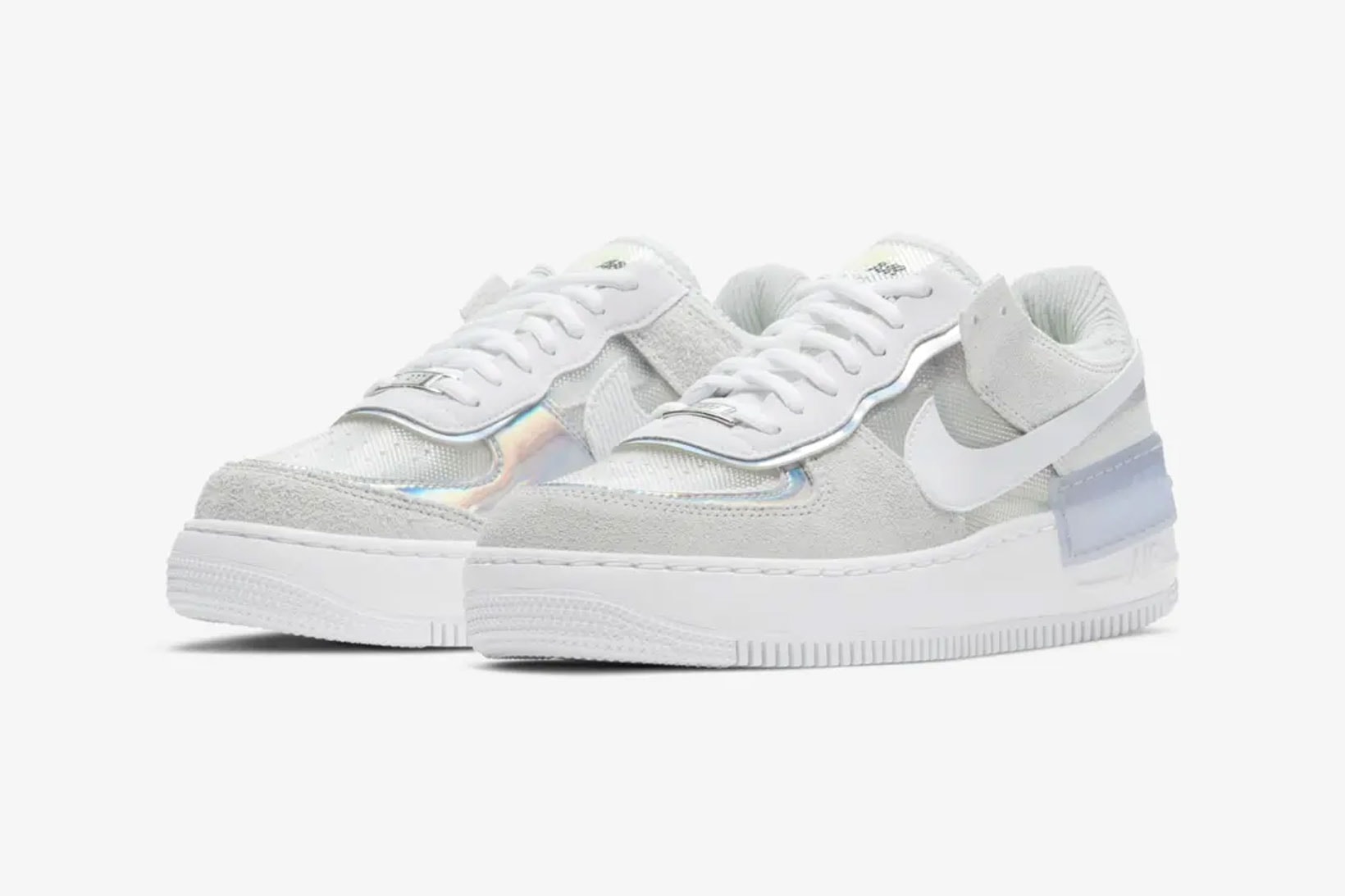 nike air force 1 af1 shadow pure platinum white womens sneakers price release