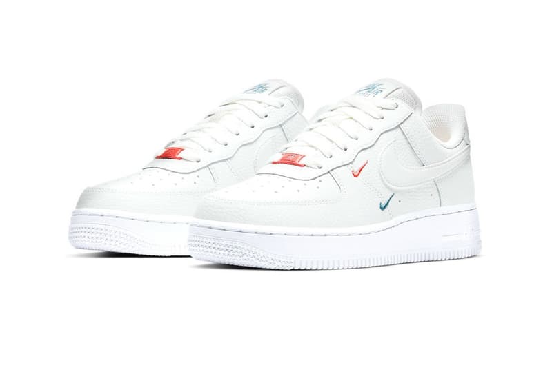 nike air force 1 sneakers white orange blue miami dolphins colorway sneakerhead shoes footwear